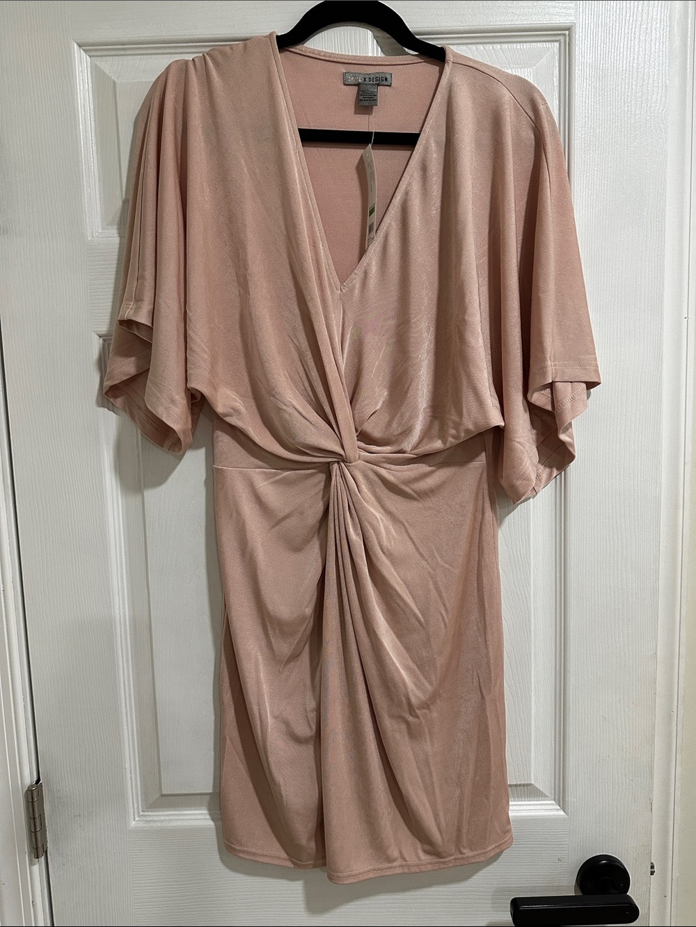 Knot-Front Mini Dress